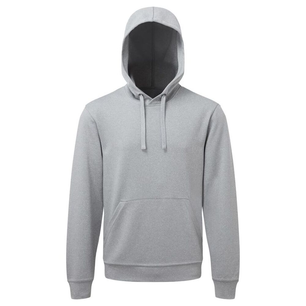 TriDri Mens Spun Dyed Hoodie / Gray Melange